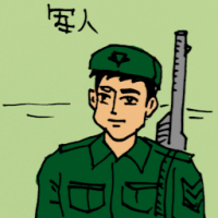 0340<br>军人<br>軍人<br>Soldier