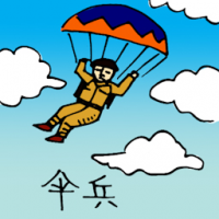 0460<br>伞兵<br>傘兵<br>Parachutist