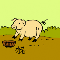 0541<br>猪<br>豬<br>Pig