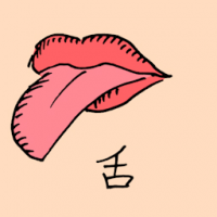 0864<br>舌头<br>舌頭<br>Tongue