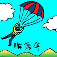 1886<br>降落伞<br>降落傘<br>Parachute