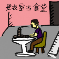 2146<br>更衣室当食堂<br>更衣室當食堂<br>Shower<br>Room<br>Canteen