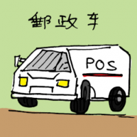 3263<br>邮政车<br>郵政車<br>Post<br>VanMail<br>Van