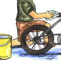 150<br>洗脚车<br>洗腳車<br>Wash<br>Bicycle