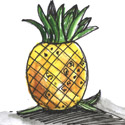 218<br>黄梨菠萝凤梨<br>黃梨菠蘿鳳梨<br>Pineapple