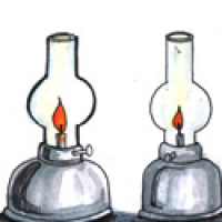 727<br>油灯<br>油燈<br>Oil<br>Lamp